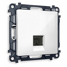 Розетка телефонная rj-11 со штрокой, без рамки ambrella volt quant ma112030